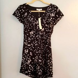 She and Sky Black and White Romper Size Small